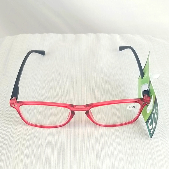 Ladies readers. Envy,+1.75 red/blk, must bundle